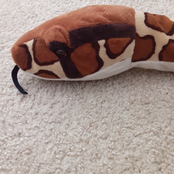 WILD REPUBLIC BURMESE PYTHON BOA SNAKE PLUSH.   50" inch Stuffed Animal Toy - Picture 2 of 3